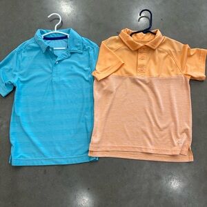 Izod Kids Polo Shirts in Blue and Orange
